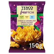 Tesco Free From Cheese & Caramelised Onion Chutney Flavoured Trees 150g