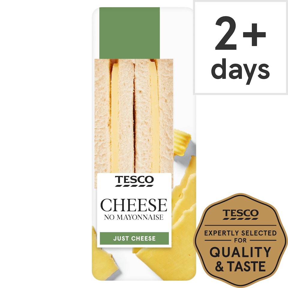 Tesco Cheese Sandwich No Mayonnaise