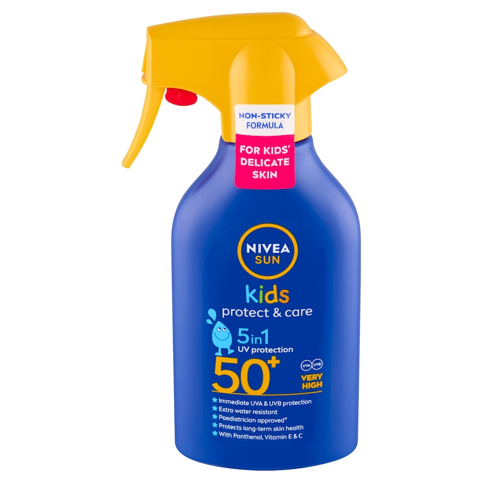 obrázok 1 z Nivea Sun Protect & Care Detský sprej na opaľovanie OF 50+ 250 ml