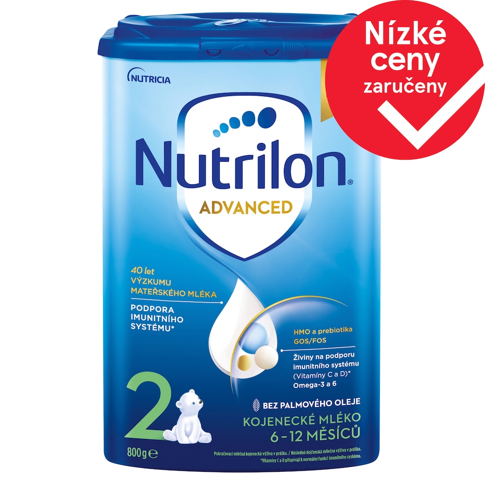 Obrázek 1 pro produkt Nutrilon Advanced 2 pokračovací kojenecké mléko od uk. 6. měsíce 800g