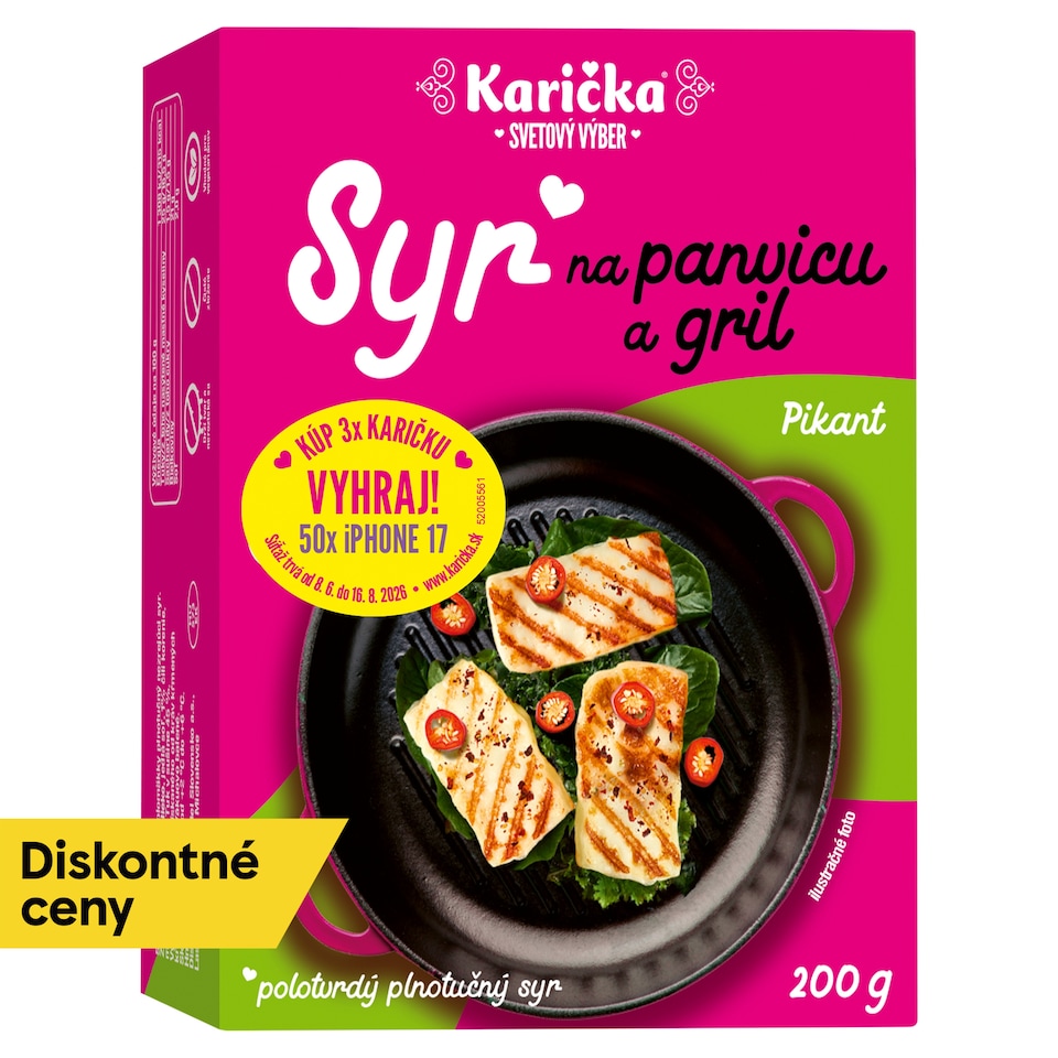 Karička Syr na panvicu a gril typu Halloumi Pikant 200 g