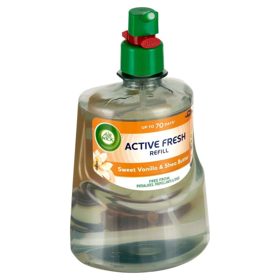 Air Wick Active Fresh Édes Vanília és Shea Vaj utántöltő 228 ml