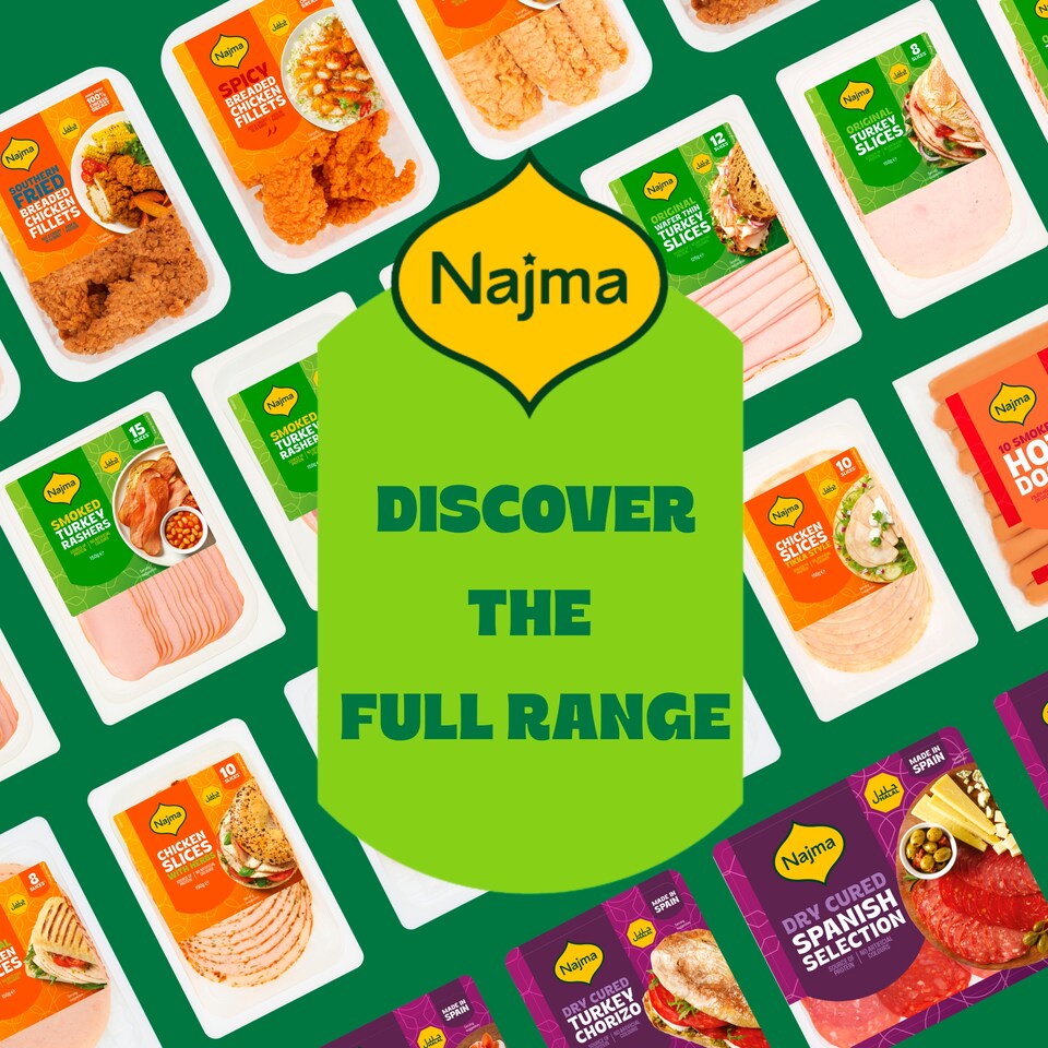 image 1 of Najma Smoked Turkey Rasher Slice 150G