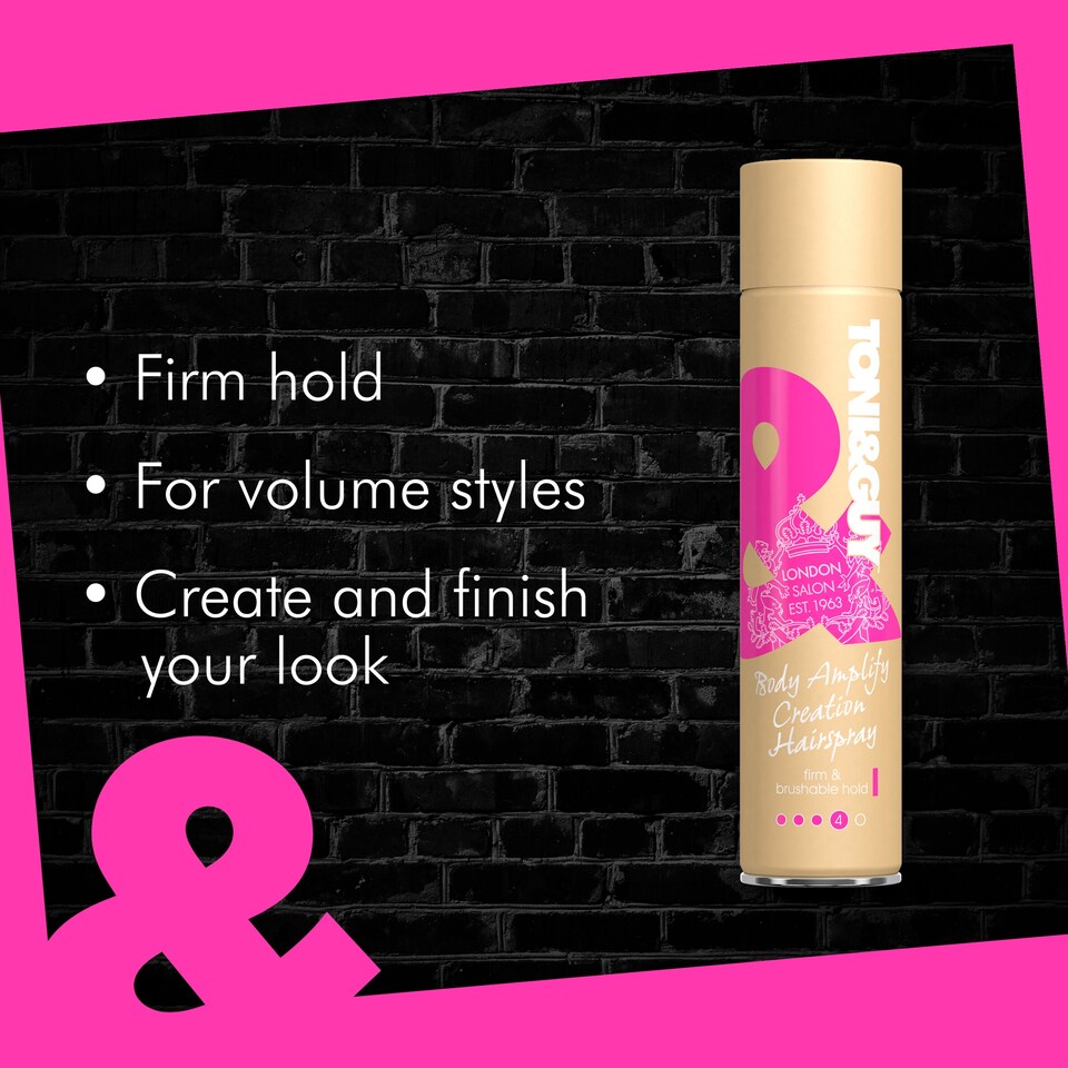 image 1 of Toni & Guy Glamour Firm Hold Hair Spray 250Ml