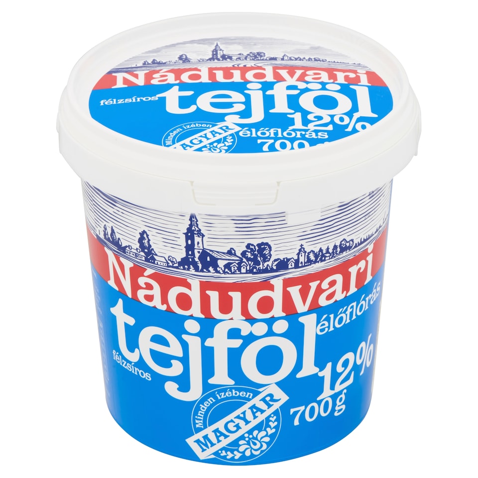 Nádudvari élőflórás, félzsíros tejföl 12% 700 g 1. kép