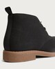 image 3 of F&F Faux Suede Lace Up Ankle Boots in Black