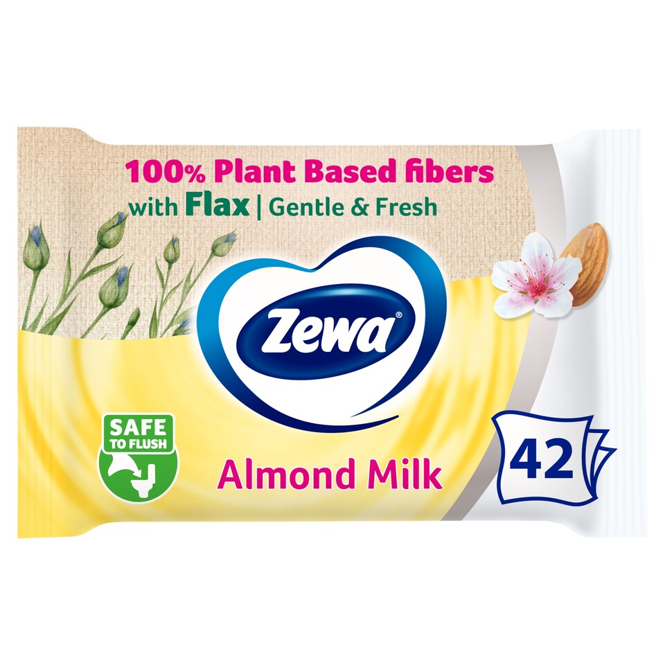 Obrázek 1 pro produkt Zewa Almond Milk vlhčený toaletní papír 42 ks