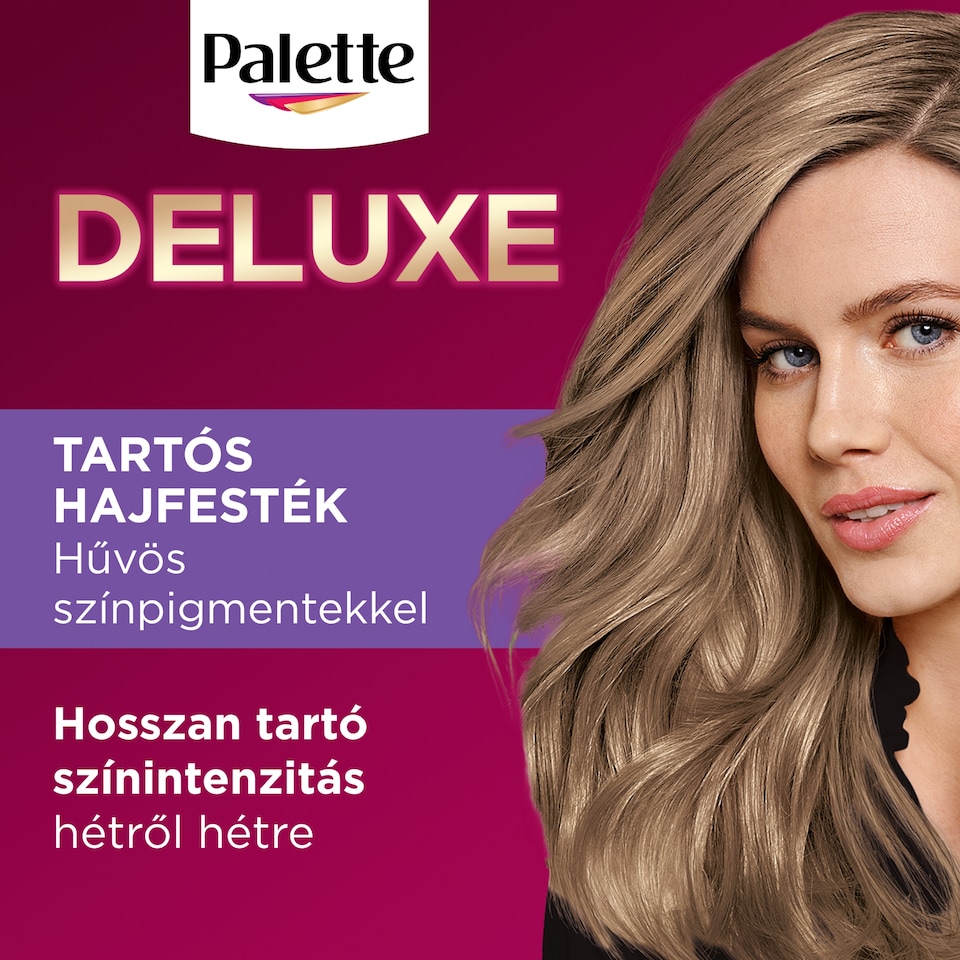 Palette Deluxe 8-11 hűvös szőke tartós hajfesték   1. kép