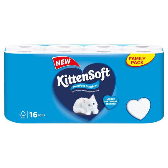 Kittensoft Purrfect Comfort 16 Rolls
