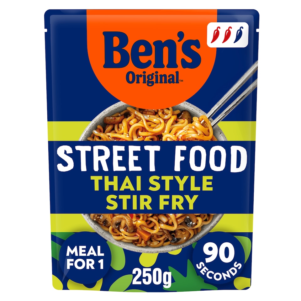 image 1 of Ben's Original Street Food Thai Stir Fry Noodles 250g