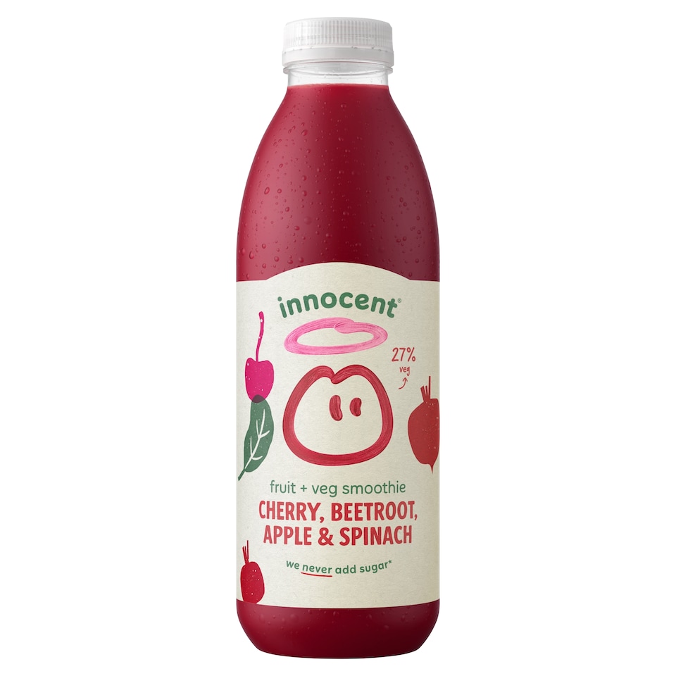 image 1 of innocent Beetroot, Apples, Cherries and Spinach Smoothie 750ml