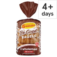 Brennans 6 Be Good Wholemeal Bagels 270g
