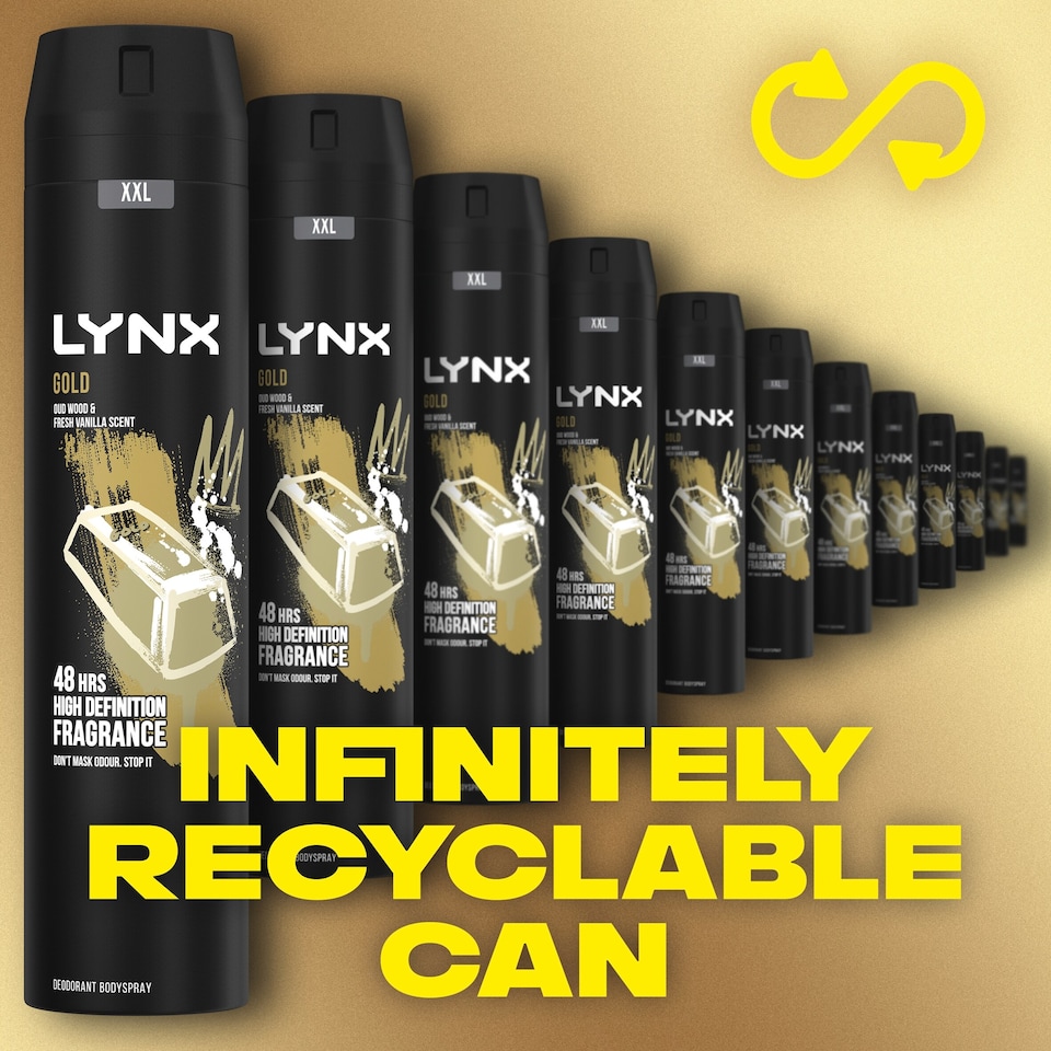 image 1 of Lynx Gold 48h Deodorant Body spray 250ml