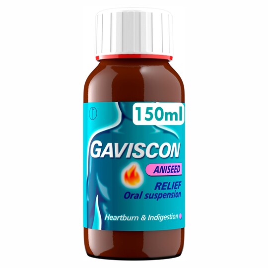Gaviscon Aniseed Heartburn Liquid 150Ml Tesco Groceries