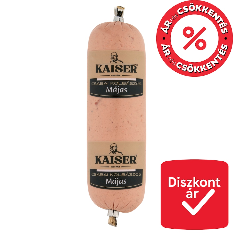 Kaiser csabai kolbászos májas 200 g  1. kép