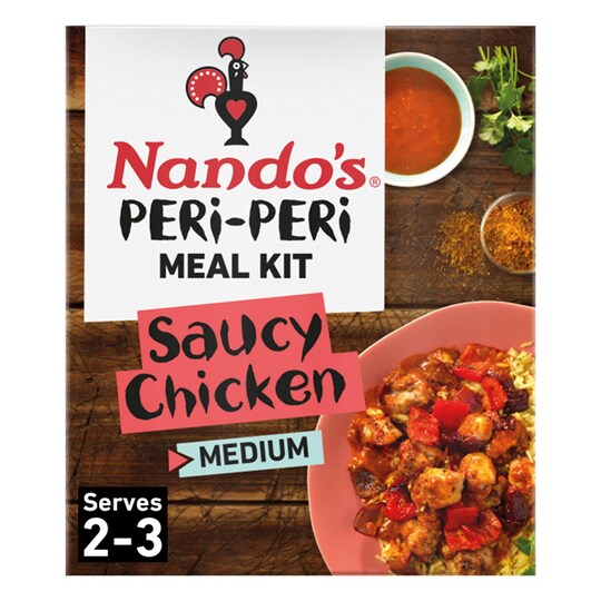 Nando's Saucy Chicken Meal Kit 385G Tesco Groceries