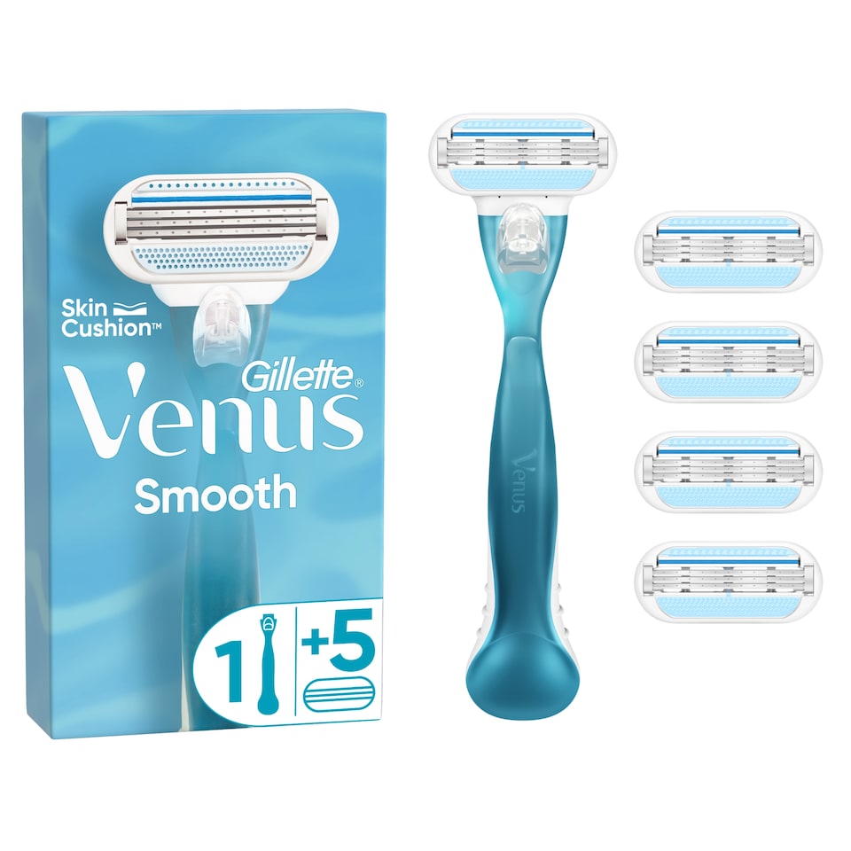 obrázok 1 z Venus Smooth Holiaci Strojček – 5 Holiacich Hlavíc