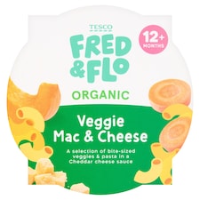 TESCO FRED & FLO Organic Veggie Mac & Cheese 200g