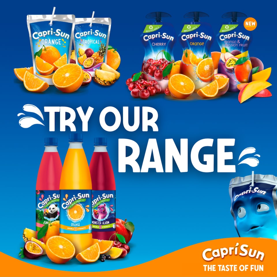 image 1 of Capri-Sun Orange Zero Party Pack 20x200ml