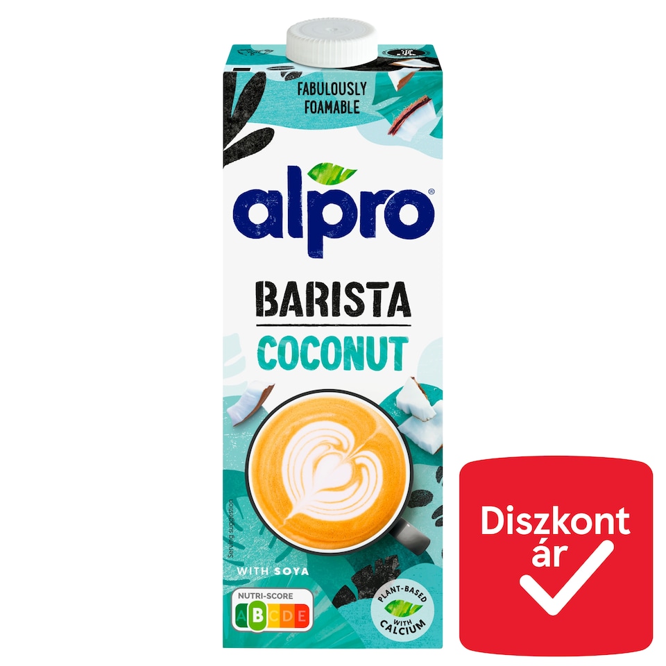 Alpro Barista Coconut Drink with Soy and Added Calcium 1 l