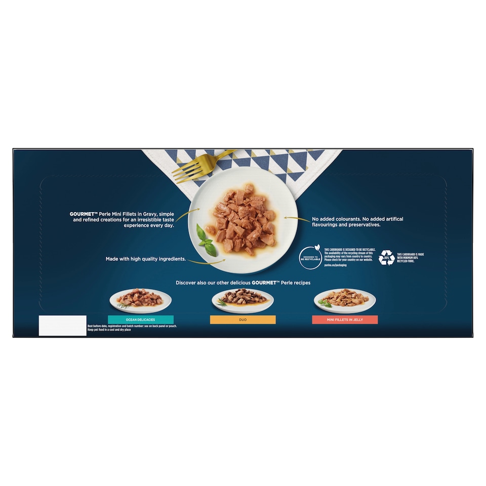 image 1 of Gourmet Perle Cat Food Chef Collection 40X85g