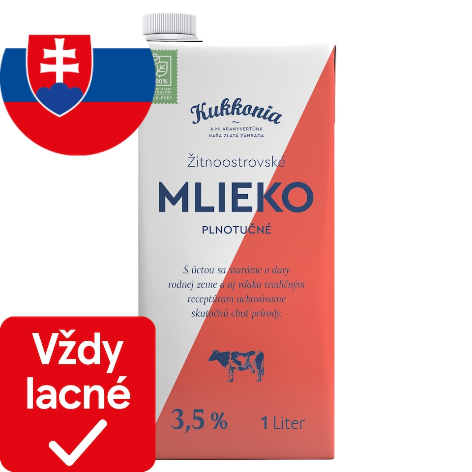 Kukkonia Long-Life Whole Milk 3.5% 1 L