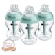 image 1 of Tommee Tippee Baby Bottles, Advanced Anti-Colic Baby Bottle,  Slow Flow, 260ml, 0m+, Pack of 3