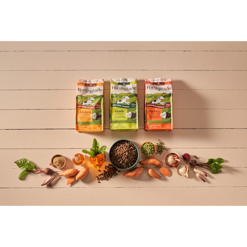 image 1 of Forthglade Lightly Baked Turkey Dry Dog Food 2kg