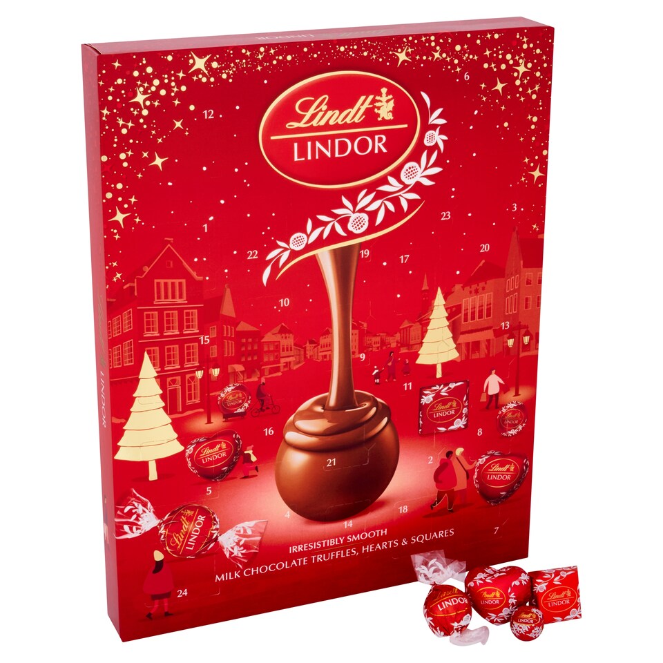 image 1 of Lindt Lindor Milk Advent Calendar 235g