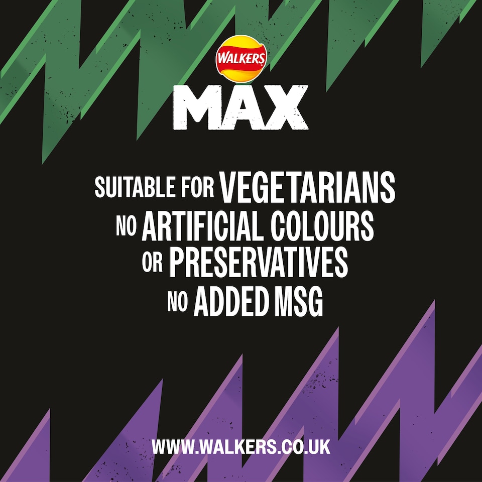 image 1 of Walkers Max Pizza Hut Pepperoni Feast Crisps 50G