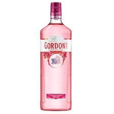 Gordon's Premium Pink Distilled Gin Bottle 37.5% Vol 1L