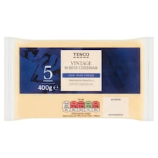 Tesco Vintage White Cheddar 400g