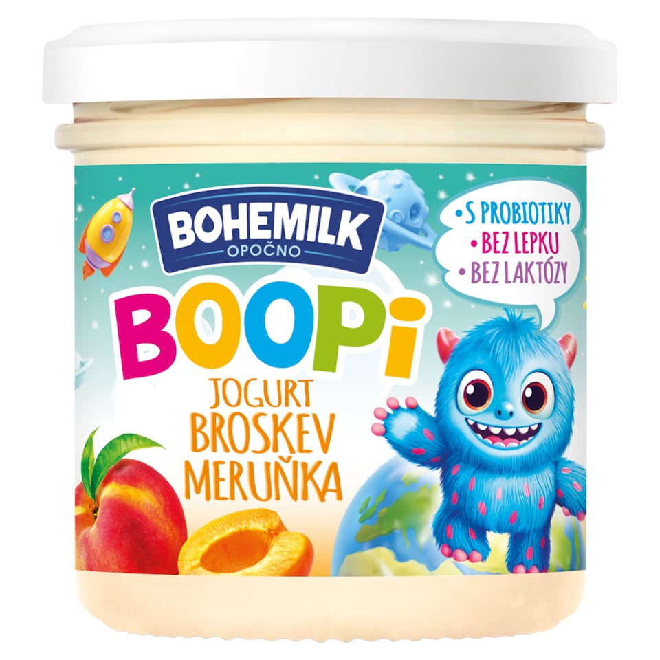 Bohemilk Boopi Yogurt Peach Apricot 150g