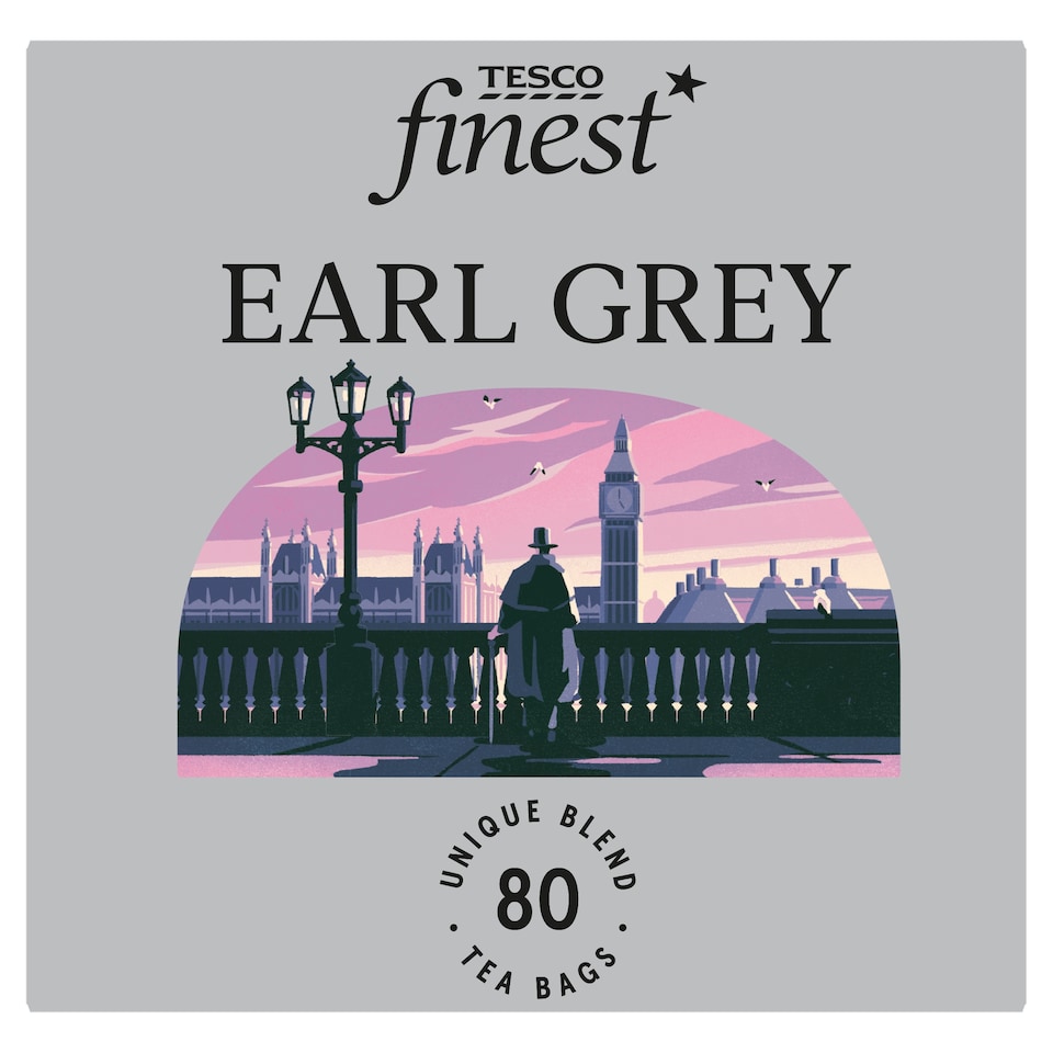 Tesco Finest 80 Earl Grey Tea Bags 200g