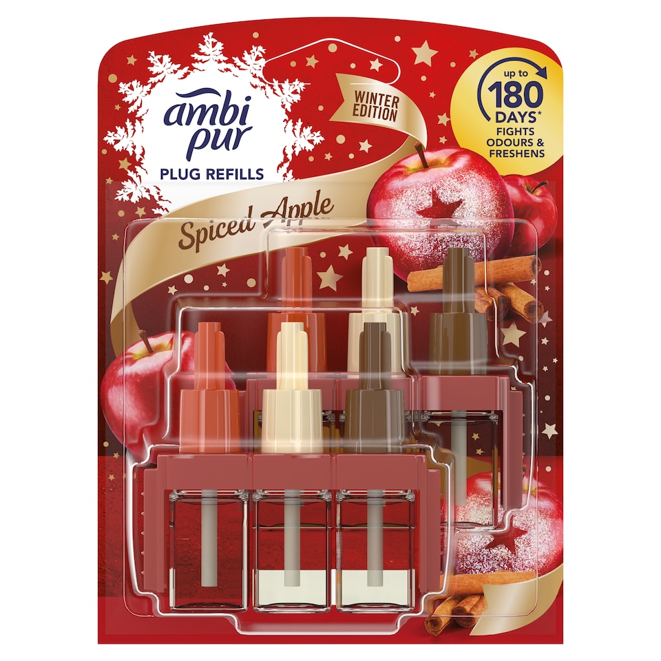 Ambi Pur 3Volution Elektromos Légfrissítő Spiced Apple Utántöltő 2 db, 40 ml,