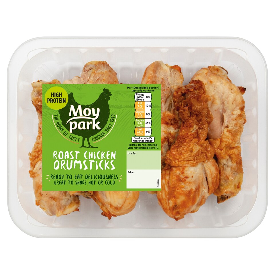 Moy Park Roast Chicken Drumsticks 500G