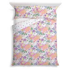 Tesco Spring Is Here Painted Floral Duvet Set King