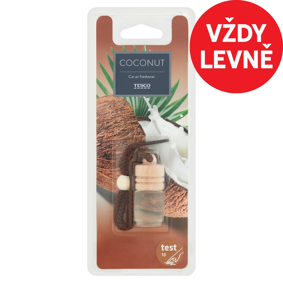 Tesco Coconut Car Air Freshener 5ml