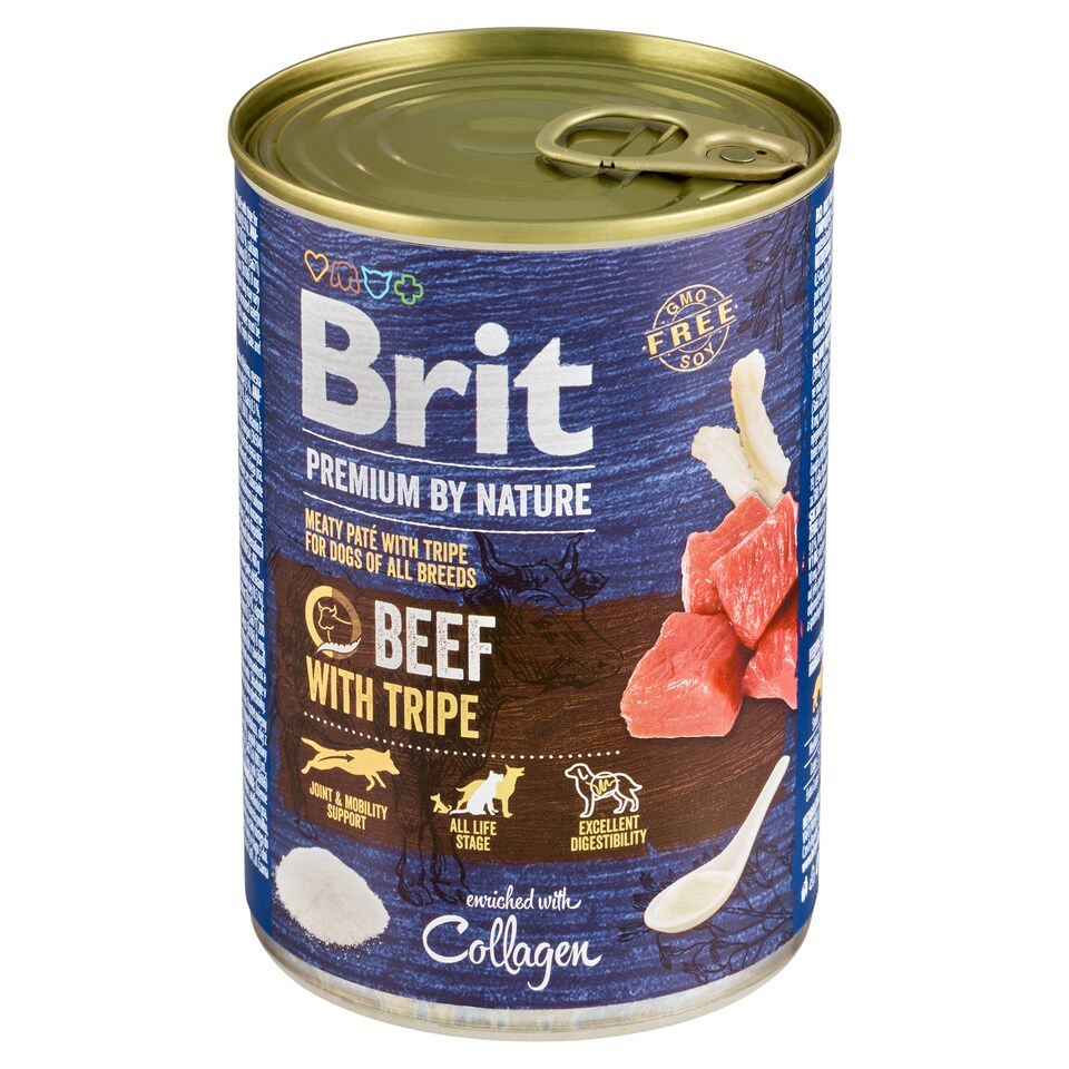 obrázok 1 z Brit Premium by Nature Beef with Tripe kompletné krmivo pre dospelých psov všetkých plemien 400 g