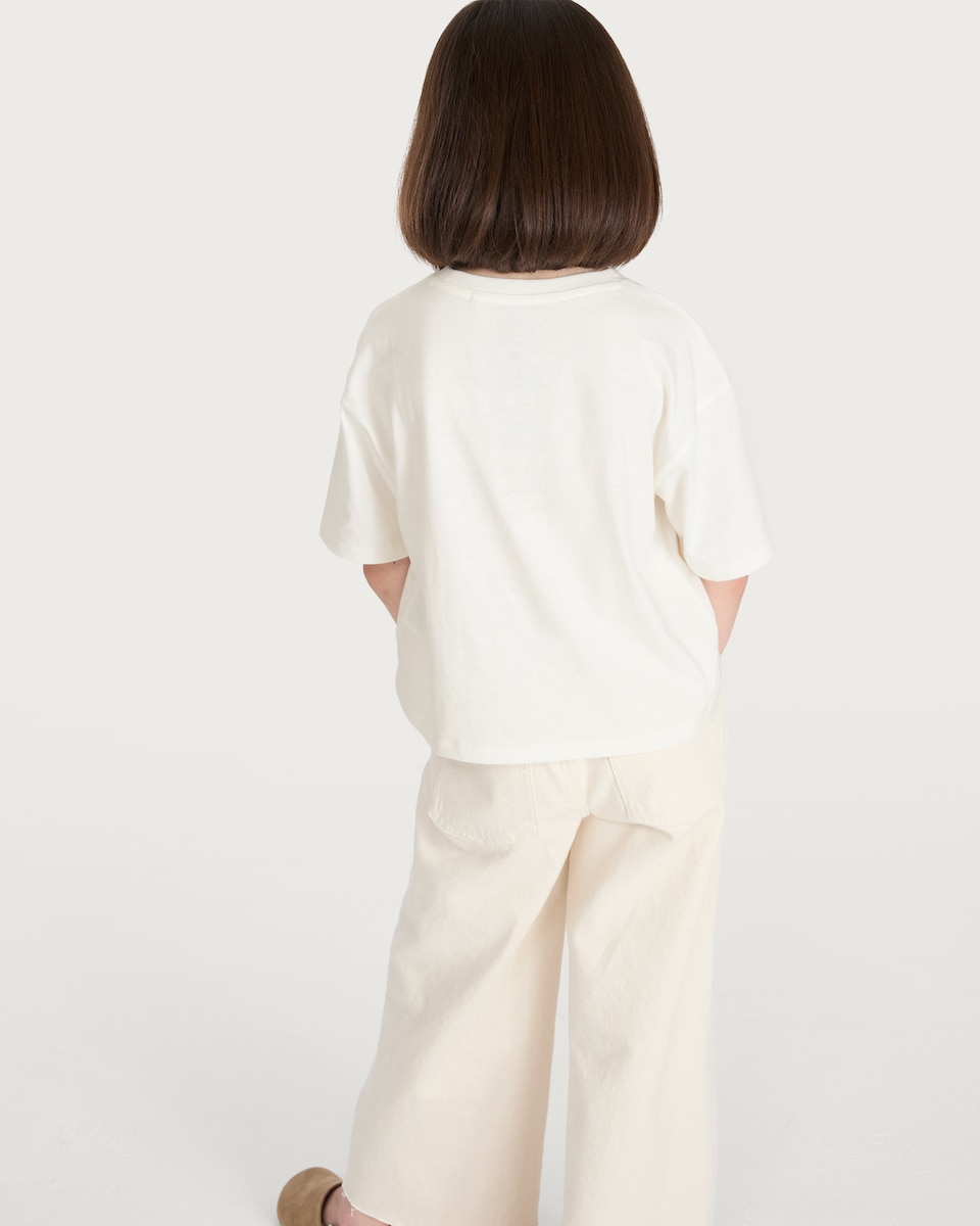 image 1 of Johnny Cash Pure Cotton Slogan T-Shirt in Cream