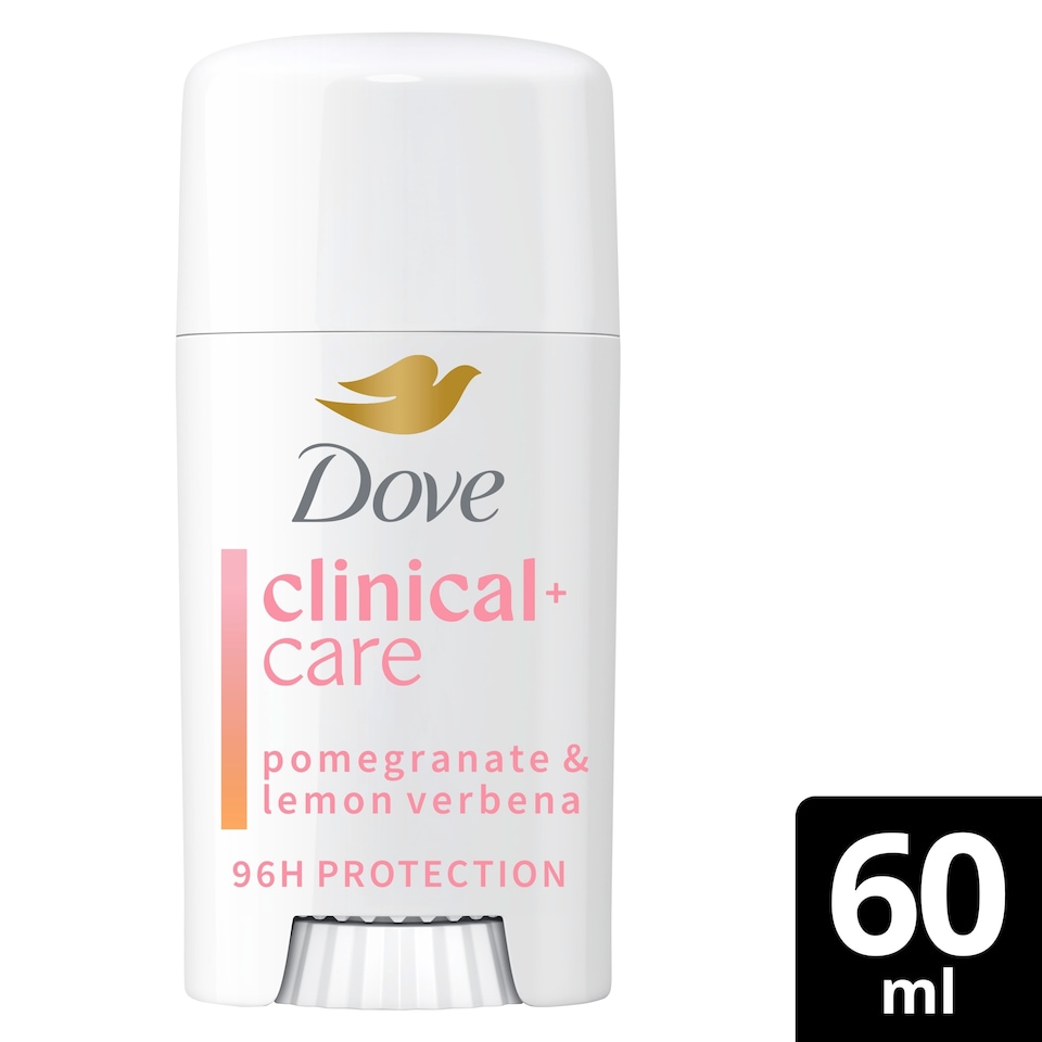 image 1 of Dove Clinical Care Pomegranate & Lemon Verbena Antiperspirant Deodorant Soothing Serum Cream 60ml