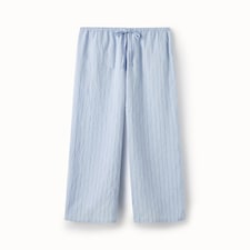 F&F Pinstripe Wide Leg Trousers in Blue