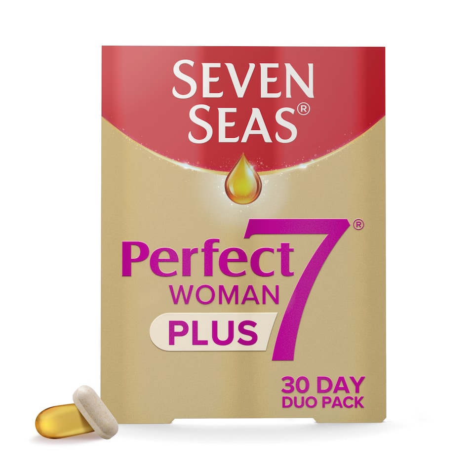 image 1 of Seven Seas Perfect7 Woman Plus Multivitamin and Omega-3 Supplements Duo Pack 60s