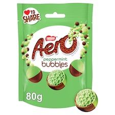 Aero Peppermint Milk Chocolate Bubbles 80g