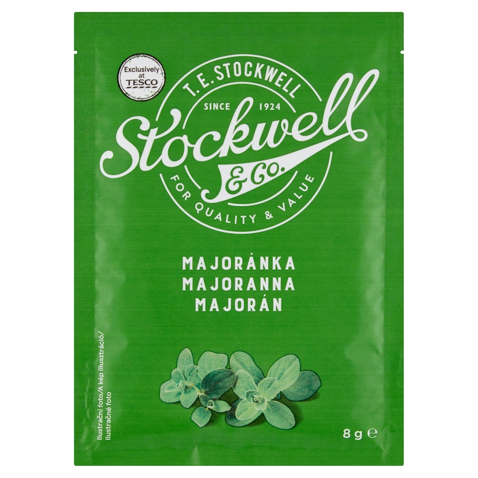 Stockwell & Co. szárított, morzsolt majoranna 8 g 
