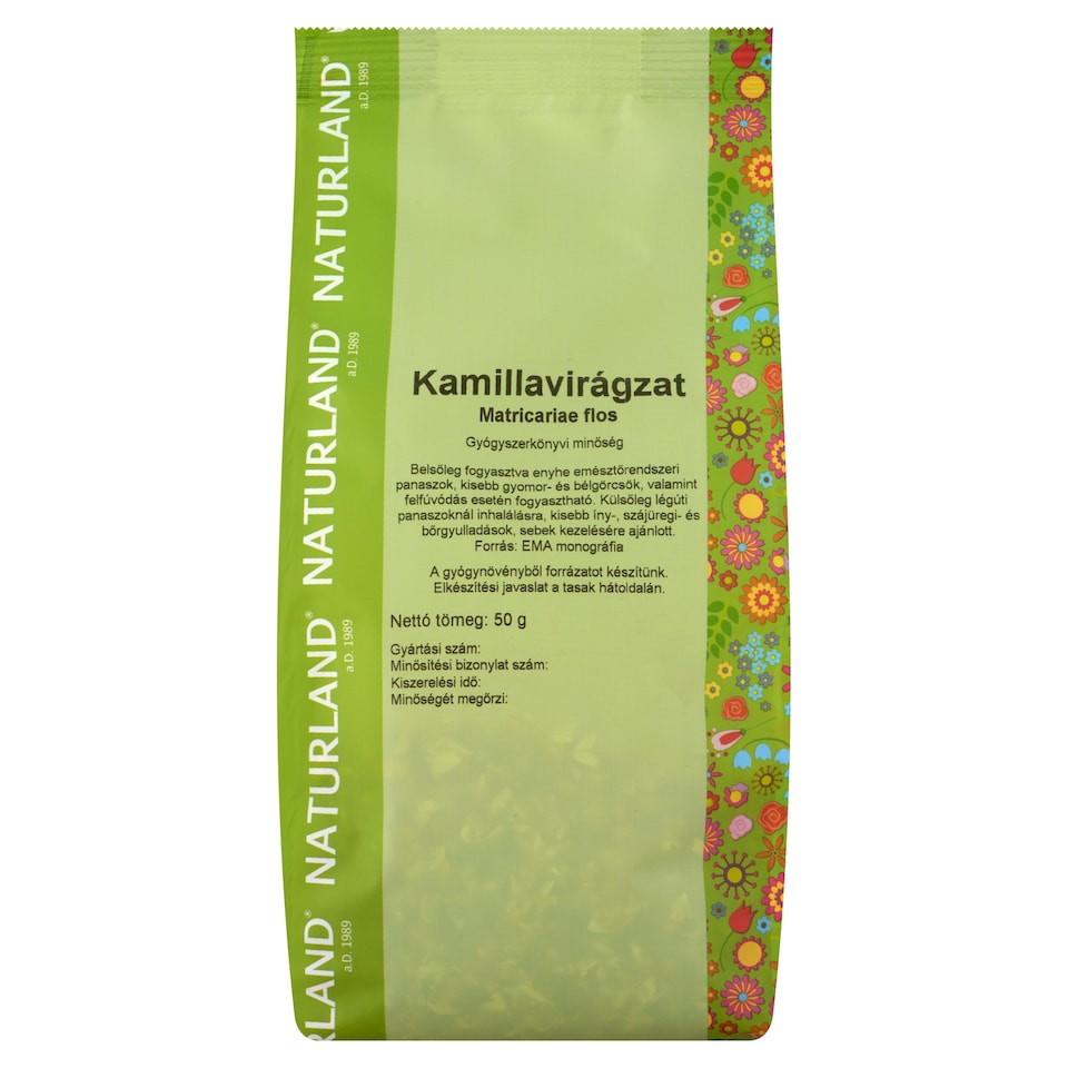 Naturland kamillavirágzat 50 g  1. kép
