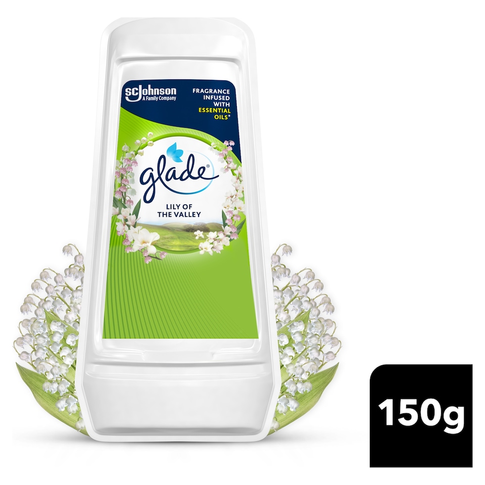image 1 of Glade Solid Gel Air Freshener - Lily of the Valley 150g