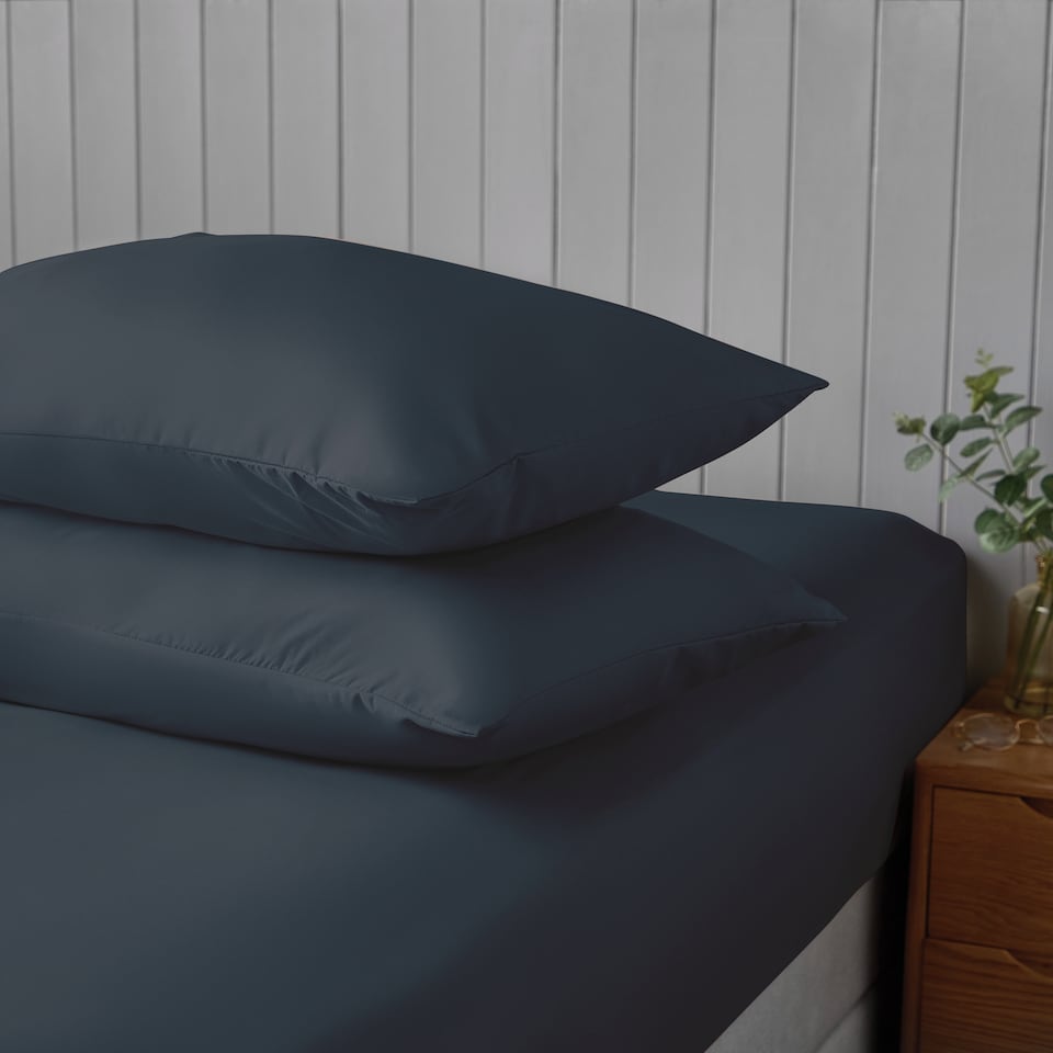 Silentnight Supersoft Navy Pillowcase Pair