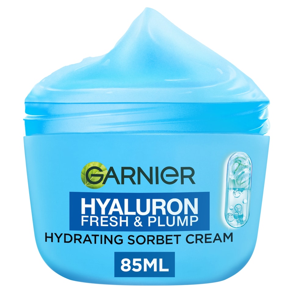 image 1 of Garnier Hyaluron Fresh & Plump Sorbet Cream 85ml