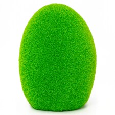 Global Gizmo GREEN FLOCKED EGG SMALL